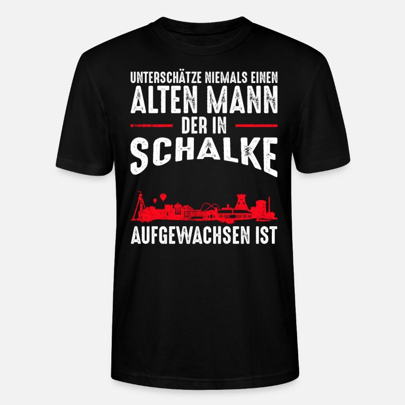 Gelsenkirchen Schalke Männer Spruch - Stanley/Stella Unisex Bio-T-Shirt CRAFTER - Schwarz