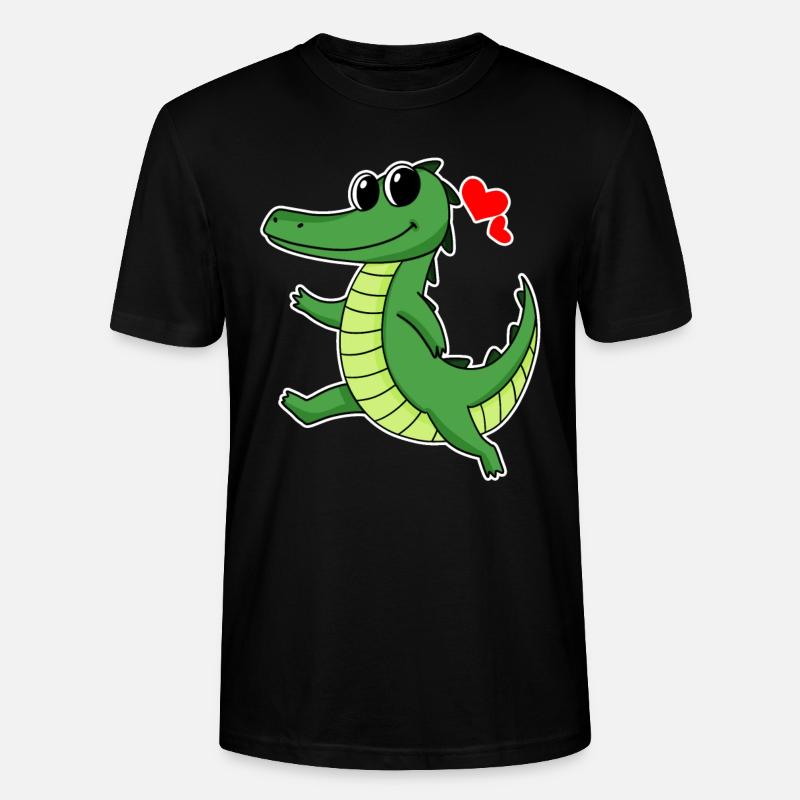 Crocodile - T-shirt bio CRAFTER Stanley Stella Unisexe - noir