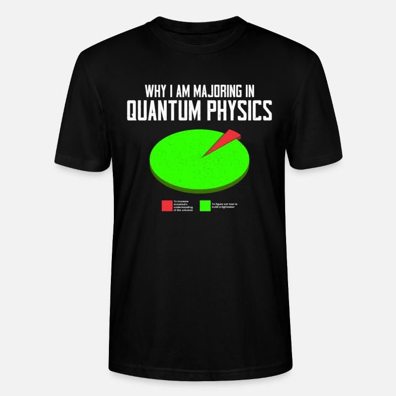 Physique quantique Physiciens scientifiques - T-shirt bio CRAFTER Stanley Stella Unisexe - noir
