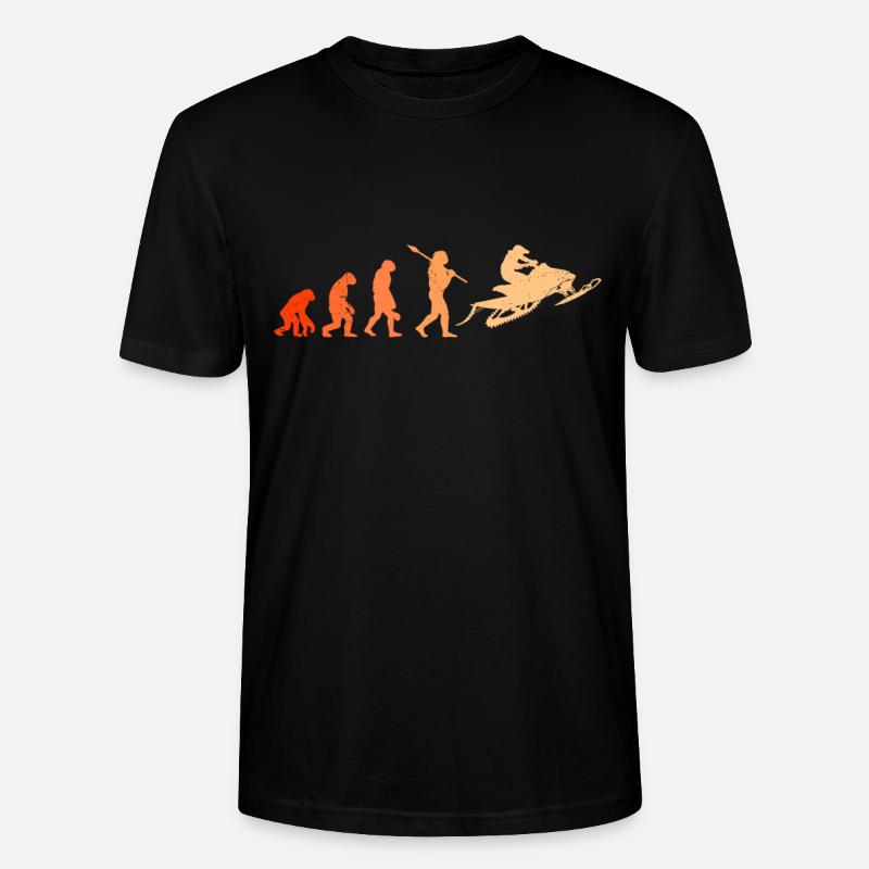 Snowmobile Evolution Snowmobile Snowmobile - Stanley/Stella CRAFTER Unisex Organic T-Shirt - black