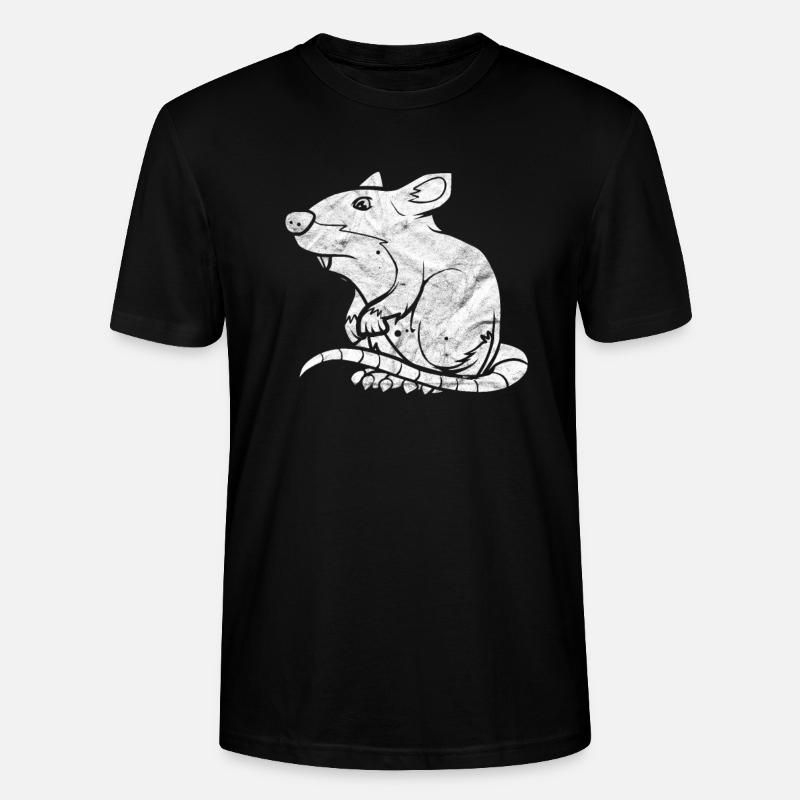 Ratte - Stanley/Stella Unisex Bio-T-Shirt CRAFTER - Schwarz
