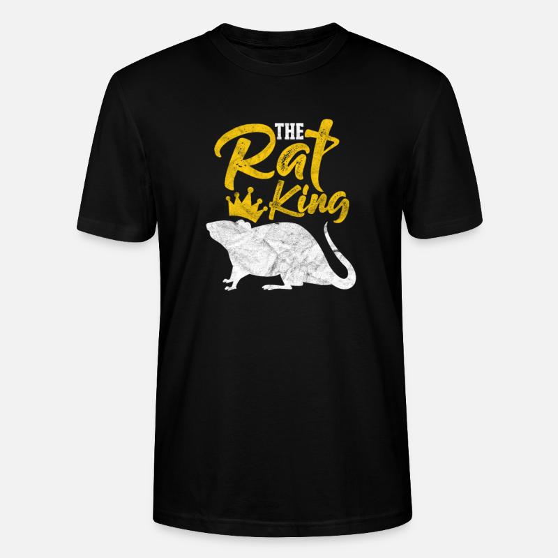 Ratte - Stanley/Stella Unisex Bio-T-Shirt CRAFTER - Schwarz