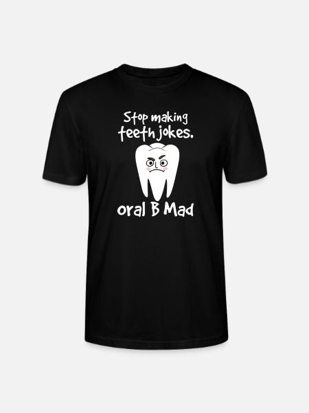 Dentist Dentist Dentist Teeth Gift - Stanley/Stella CRAFTER Unisex Organic T-Shirt - black