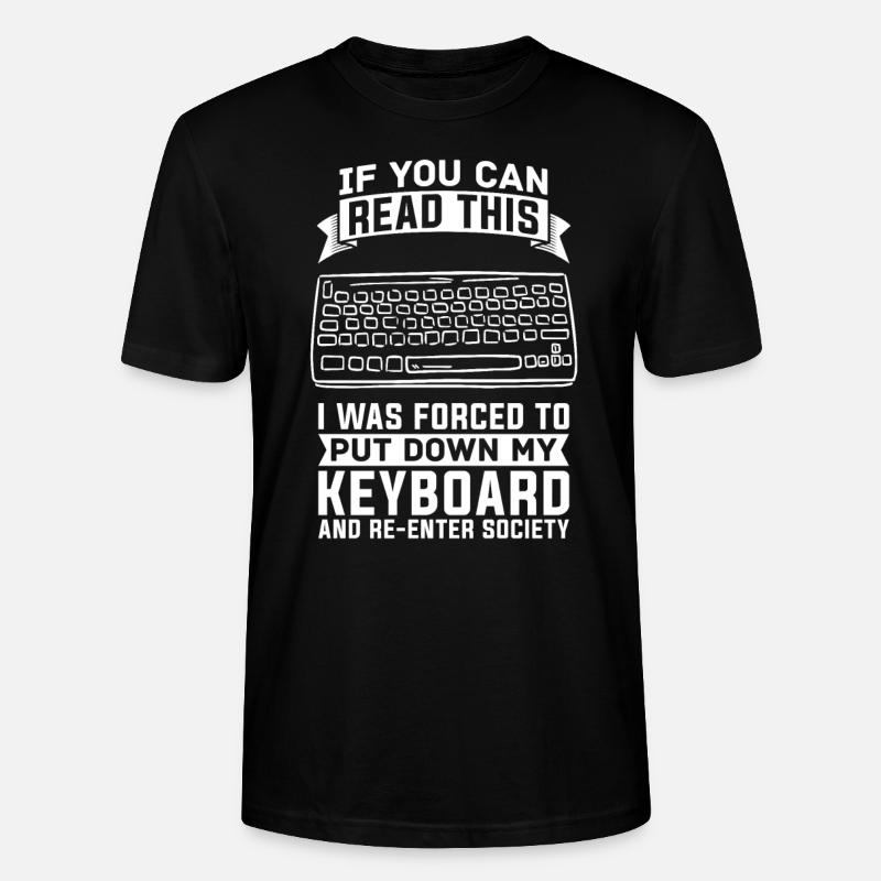 Programmeur De Coder Software Développeur - T-shirt bio CRAFTER Stanley Stella Unisexe - noir