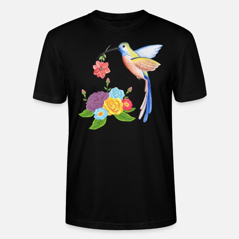 Nid de colibri - T-shirt bio CRAFTER Stanley Stella Unisexe - noir