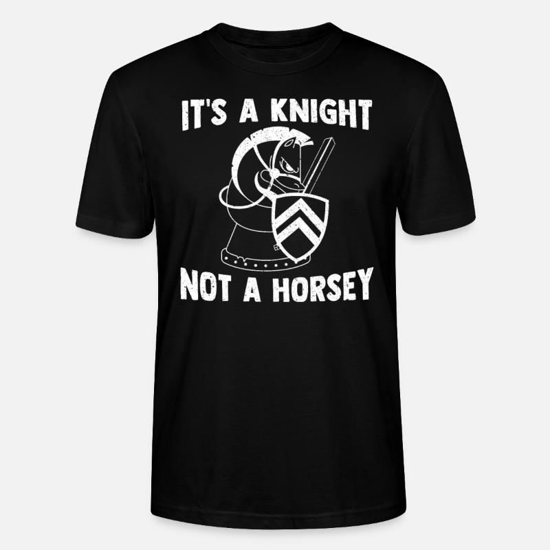 Pièce d’échecs - T-shirt bio CRAFTER Stanley Stella Unisexe - noir