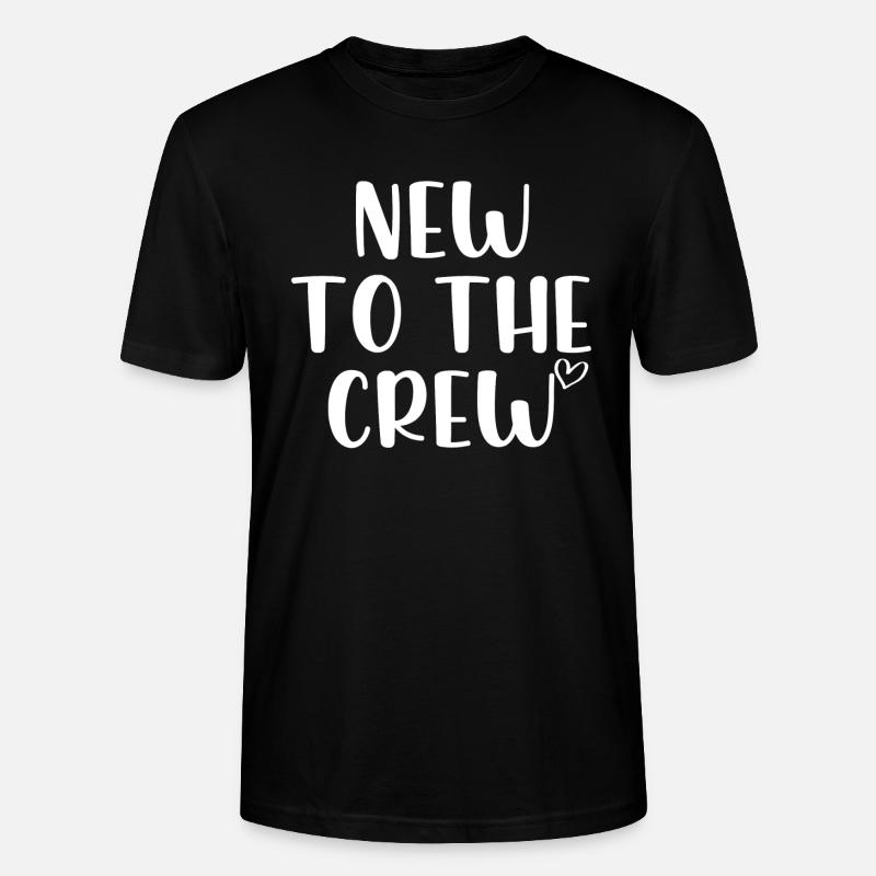 New to the crew - Stanley/Stella Unisex Bio-T-Shirt CRAFTER - Schwarz