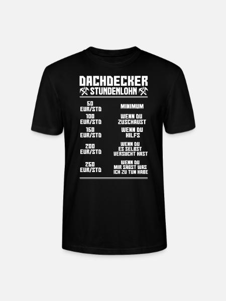 Arbeit & Beruf | Dachdecker Geschenk - Stanley/Stella Unisex Bio-T-Shirt CRAFTER - Schwarz