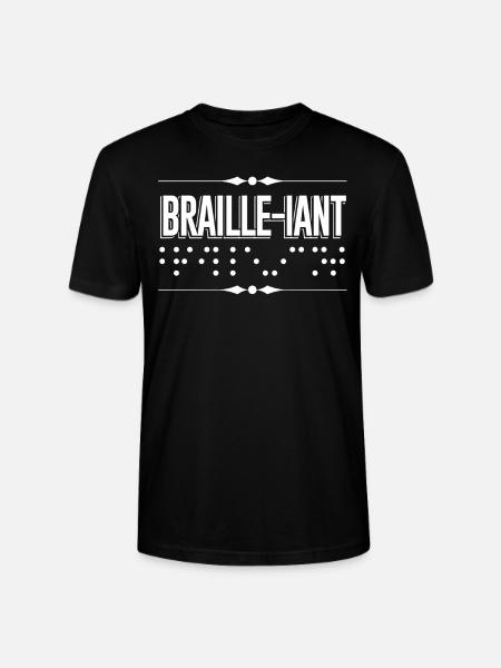 Braille-iant Braille Blinde - Stanley/Stella Unisex Bio-T-Shirt CRAFTER - Schwarz