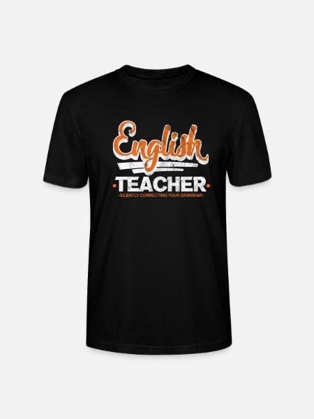 English Teacher - Stanley/Stella CRAFTER Unisex Organic T-Shirt - black