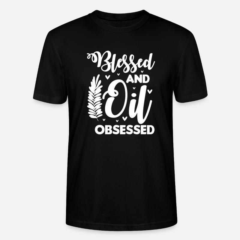 Essential Oils Ätherische Öle - Stanley/Stella CRAFTER Unisex Organic T-Shirt - black
