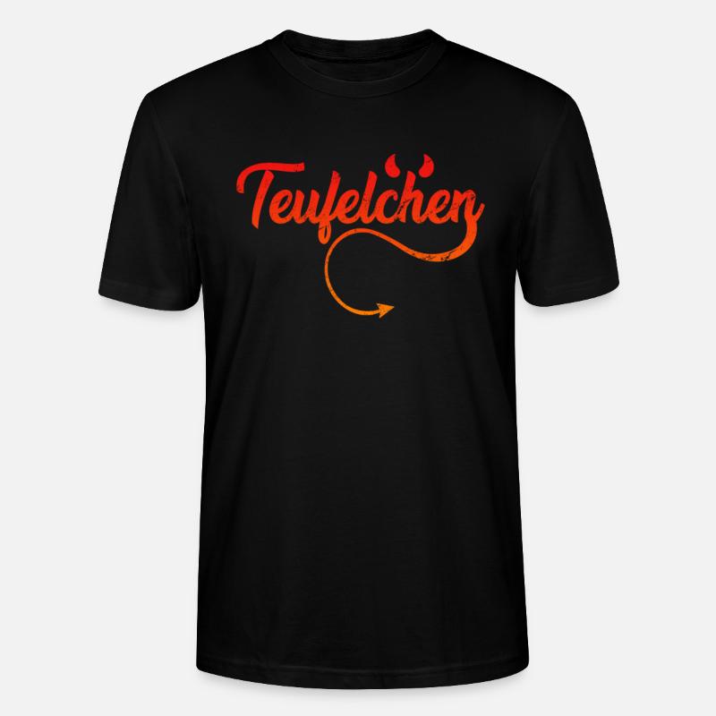 Teufel oder Engel Teufelchen - Stanley/Stella Unisex Bio-T-Shirt CRAFTER - Schwarz