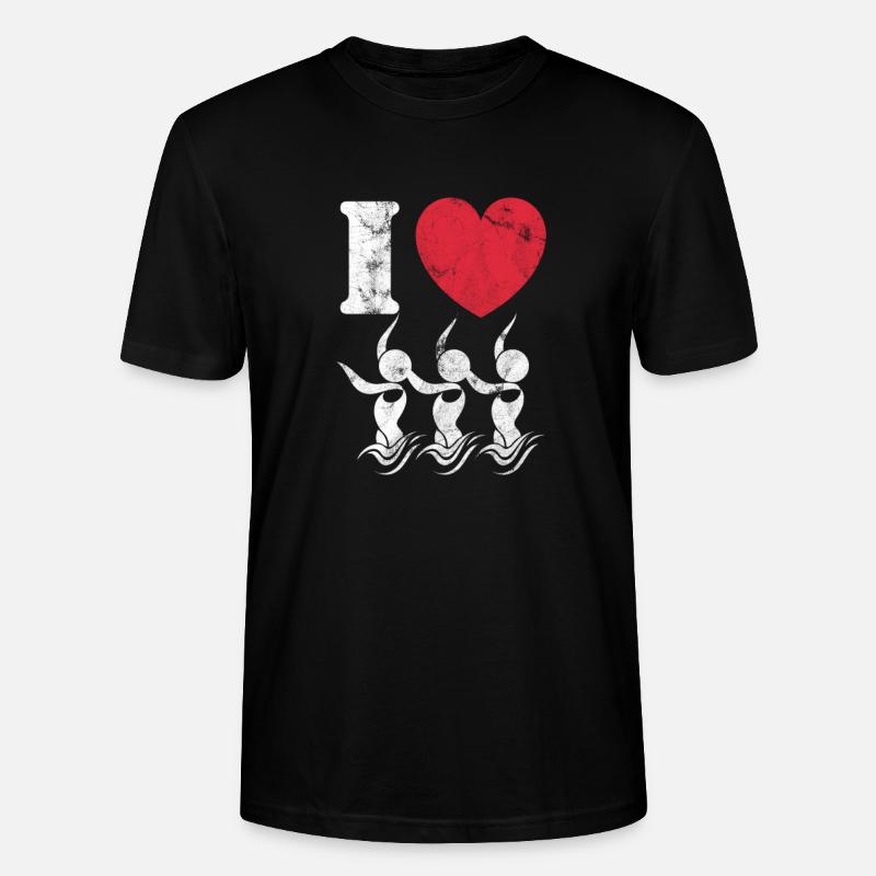 Natation synchronisée - T-shirt bio CRAFTER Stanley Stella Unisexe - noir