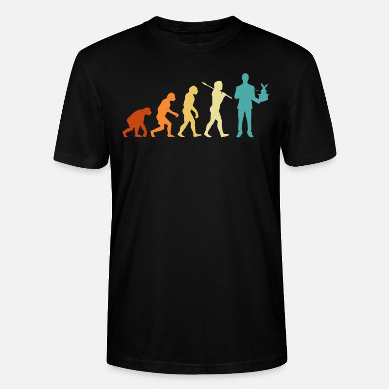 Magicien Evolution Magie Magique - T-shirt bio CRAFTER Stanley Stella Unisexe - noir