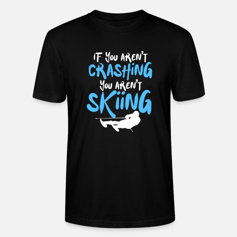 Ski - Stanley/Stella Unisex Bio-T-Shirt CRAFTER - Schwarz