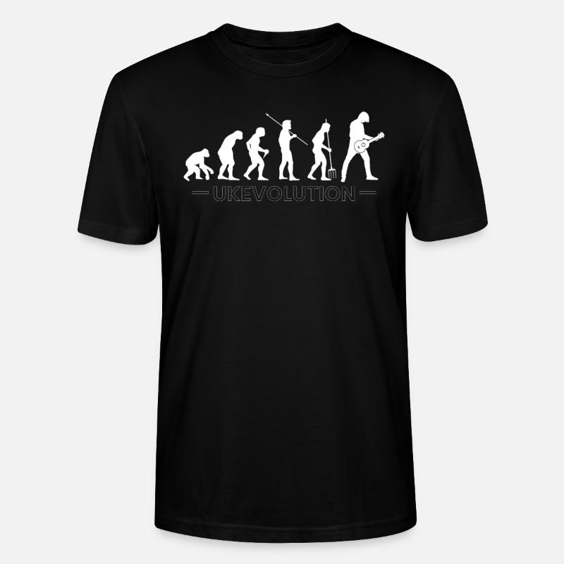 Evolution Ukulele Ukevolution - Stanley/Stella CRAFTER Unisex Organic T-Shirt - black