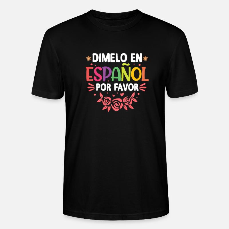 Spanischlehrer Spanisch Lehrer Schule Geschenk - Stanley/Stella Unisex Bio-T-Shirt CRAFTER - Schwarz