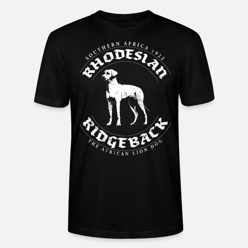Rhodesian Ridgeback - Stanley/Stella Unisex Bio-T-Shirt CRAFTER - Schwarz