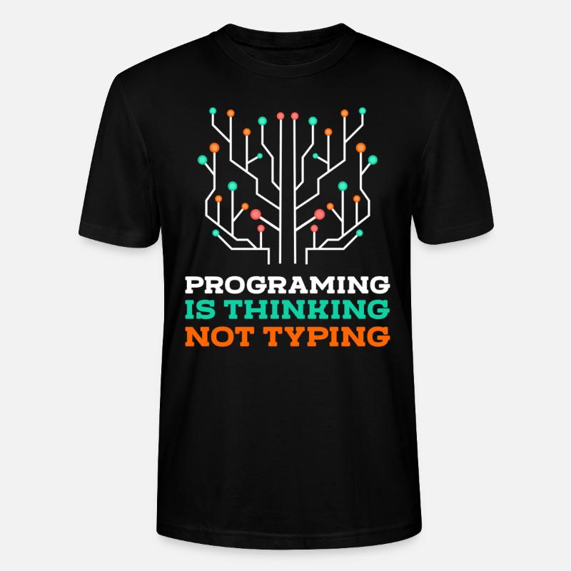 Programmierer Coder Nerd - Stanley/Stella Unisex Bio-T-Shirt CRAFTER - Schwarz