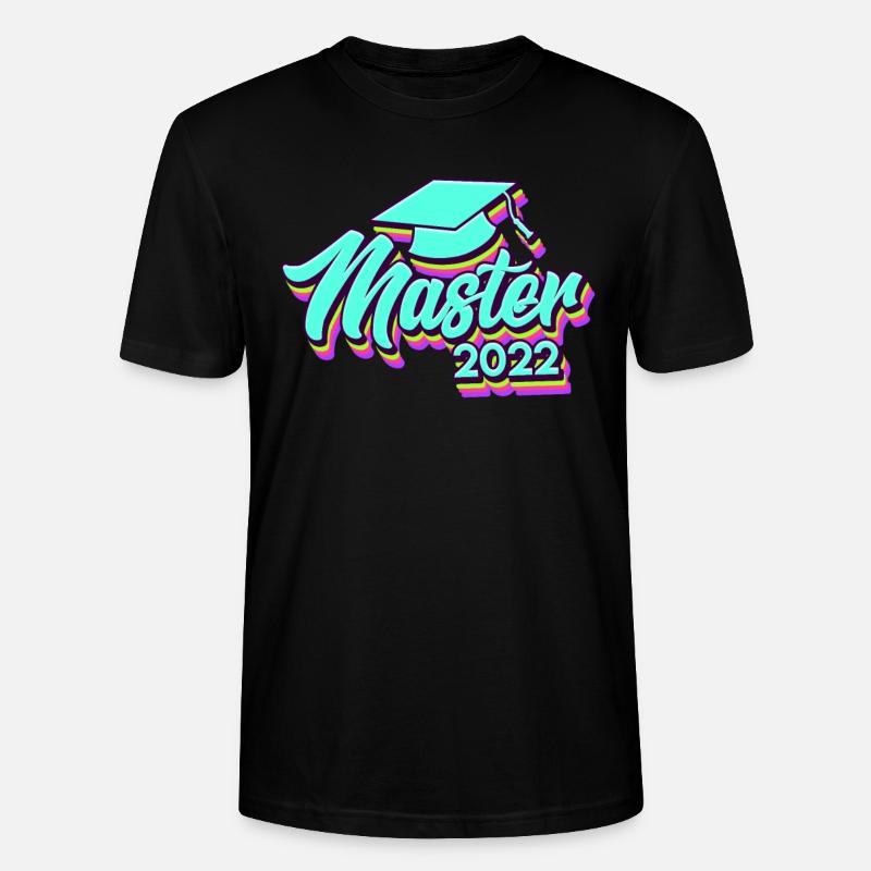 Master Abschluss Master 2022 - Stanley/Stella Unisex Bio-T-Shirt CRAFTER - Schwarz