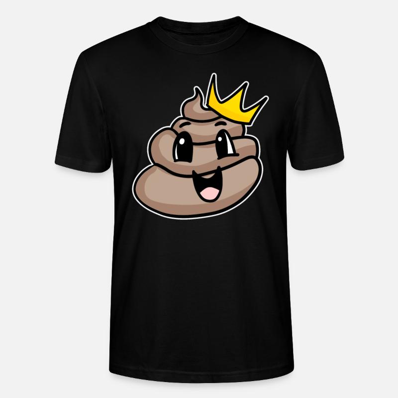 Roi du caca - T-shirt bio CRAFTER Stanley Stella Unisexe - noir
