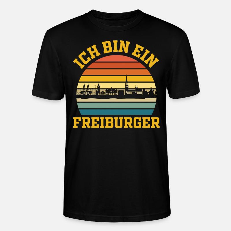 Freiburg | Ich bin ein Freiburger - Stanley/Stella Unisex Bio-T-Shirt CRAFTER - Schwarz