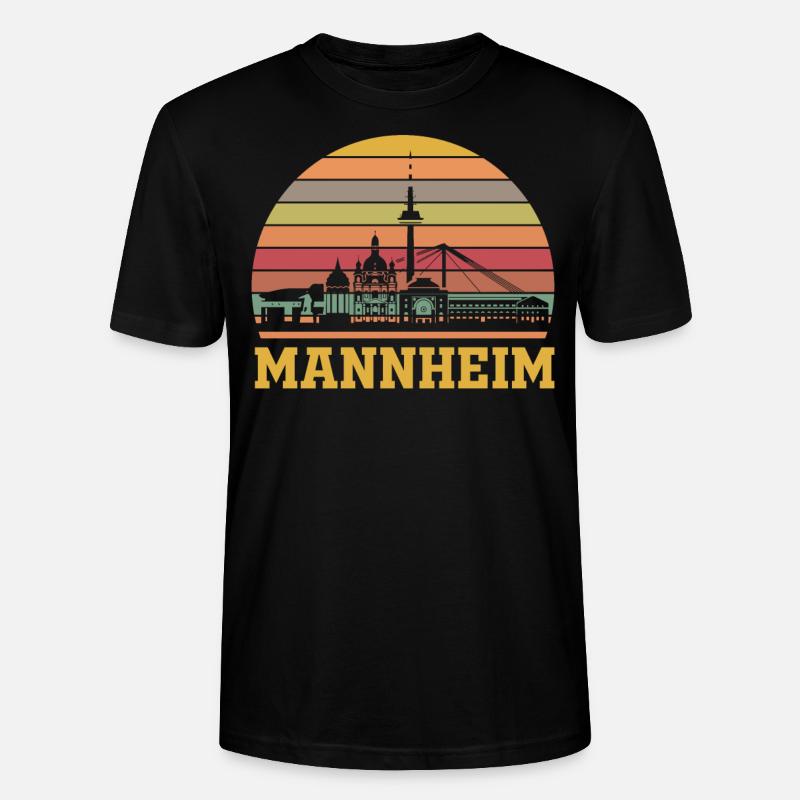Mannheim - Stanley/Stella Unisex Bio-T-Shirt CRAFTER - Schwarz