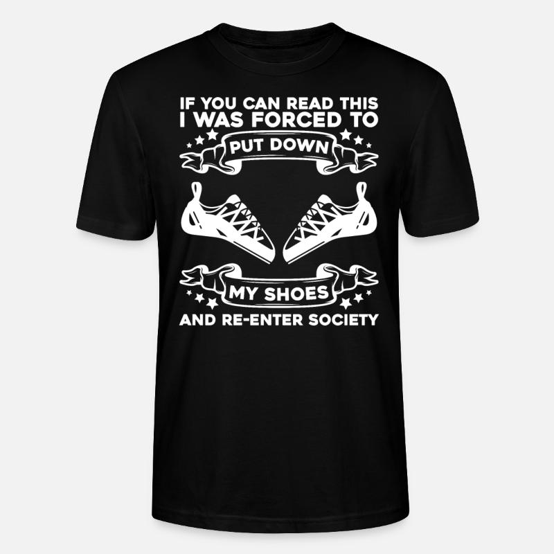 Bouldering - Stanley/Stella CRAFTER unisex luomu-t-paita - musta