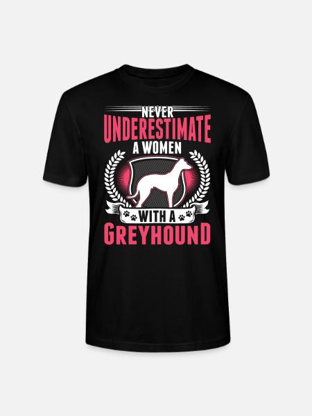 Greyhound Mme British Greyhound - T-shirt bio CRAFTER Stanley Stella Unisexe - noir
