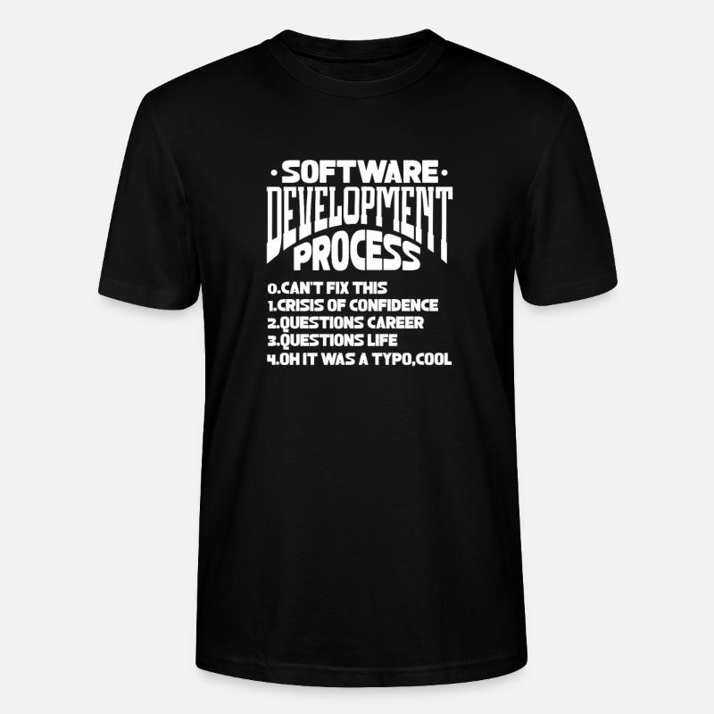 Softwareentwickler Programmierer Software - Stanley/Stella Unisex Bio-T-Shirt CRAFTER - Schwarz