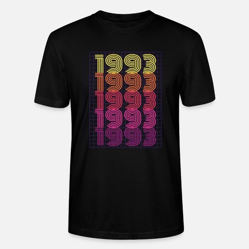 1993 Retro - Stanley/Stella Unisex Bio-T-Shirt CRAFTER - Schwarz