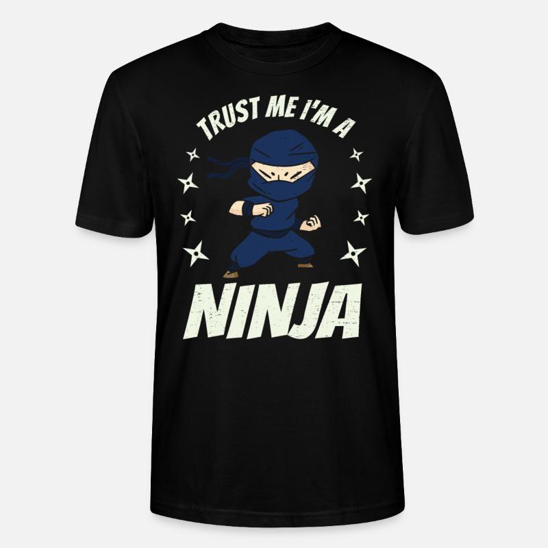 Je suis un ninja - T-shirt bio CRAFTER Stanley Stella Unisexe - noir