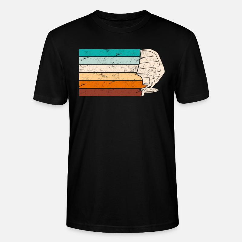 Wing Surf Wing Foil Wing Foiler - Stanley/Stella Unisex Bio-T-Shirt CRAFTER - Schwarz
