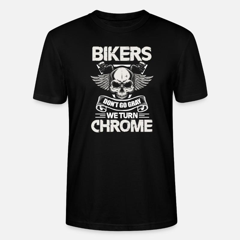 Biker - Stanley/Stella Unisex Bio-T-Shirt CRAFTER - Schwarz
