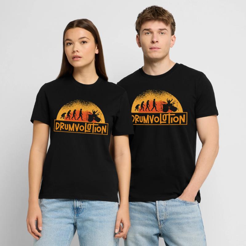 Drumvolution Drums Drumming Percussion Drummer Stanley/Stella CRAFTER Unisex Organic T-Shirt