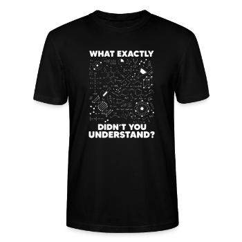 Chemistry - Stanley/Stella CRAFTER Unisex Organic T-Shirt - black - Front - Alina (178cm) & Michal (187cm)