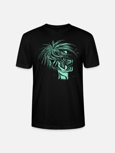 Manga Boy - Stanley/Stella CRAFTER Unisex Organic T-Shirt - black