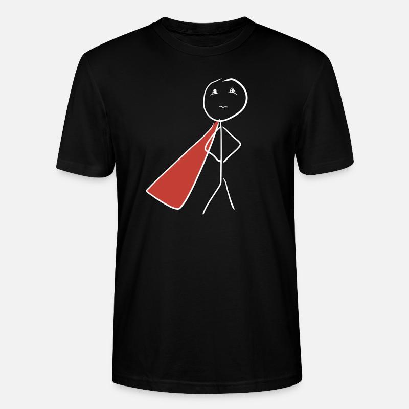held superheld - Stanley/Stella Unisex Bio-T-Shirt CRAFTER - Schwarz