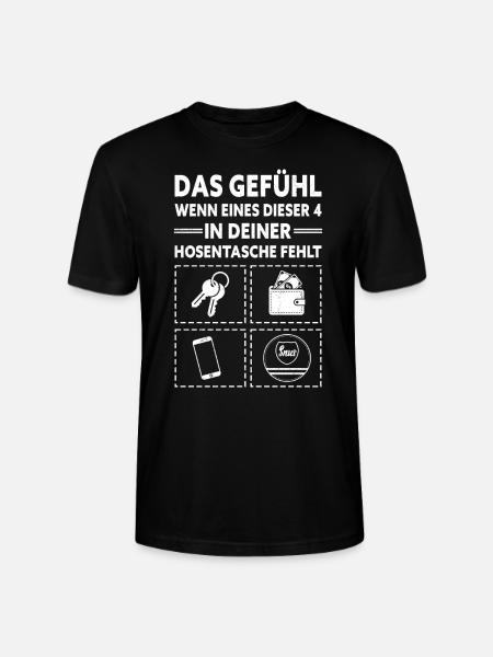 Snus Tabak Nikotin - Stanley/Stella Unisex Bio-T-Shirt CRAFTER - Schwarz