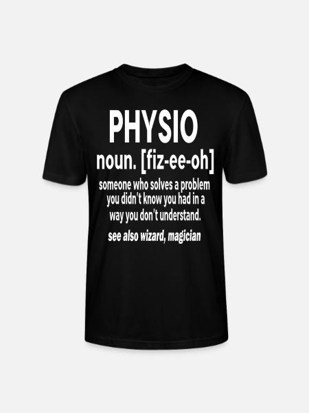 Fysioterapeut Fysioterapeut Fysioterapi - Stanley Stella CRAFTER unisex økologisk-T-shirt - sort