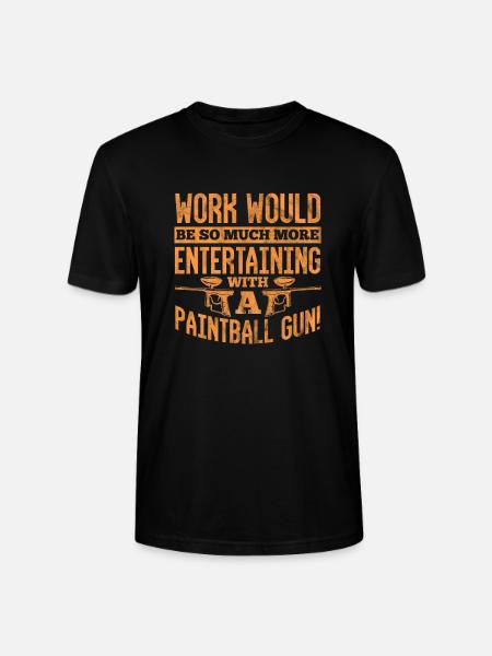 Paintball - Stanley/Stella CRAFTER Unisex Organic T-Shirt - black