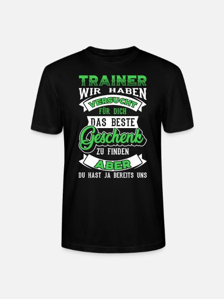 Fußballtrainer Trainer - Stanley/Stella Unisex Bio-T-Shirt CRAFTER - Schwarz