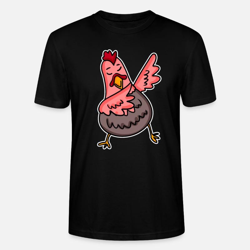 Dabbing Dab Poulet - T-shirt bio CRAFTER Stanley Stella Unisexe - noir