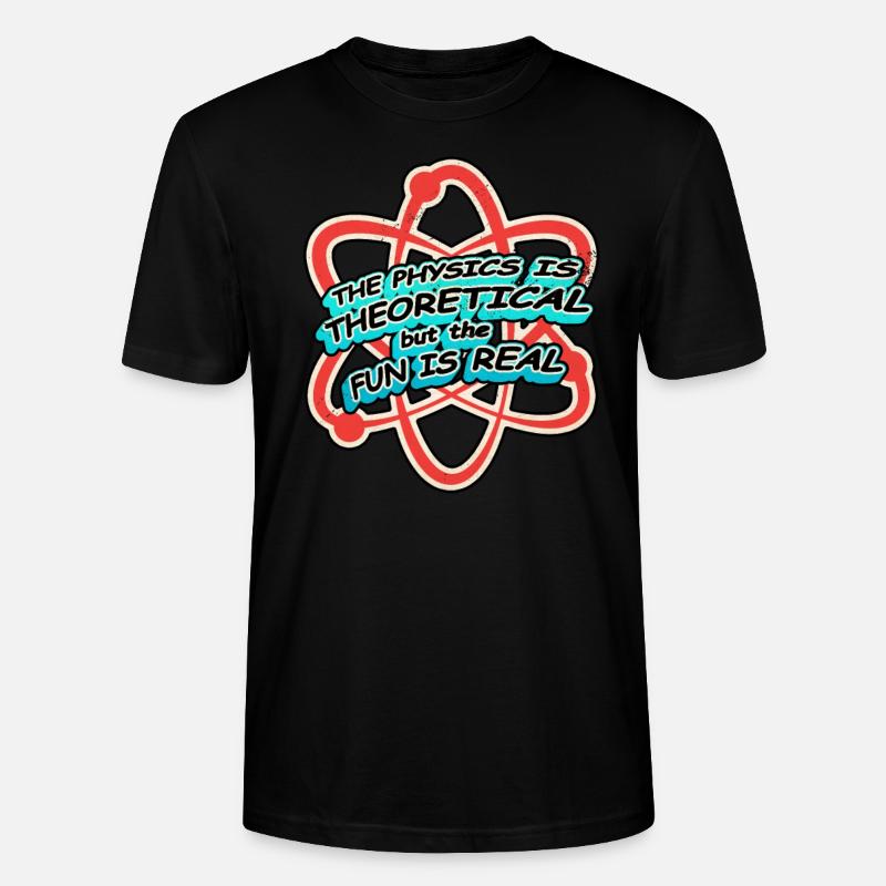 Physik Physiker - Stanley/Stella Unisex Bio-T-Shirt CRAFTER - Schwarz