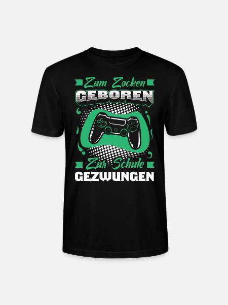 Gamer Spruch - Stanley/Stella Unisex Bio-T-Shirt CRAFTER - Schwarz