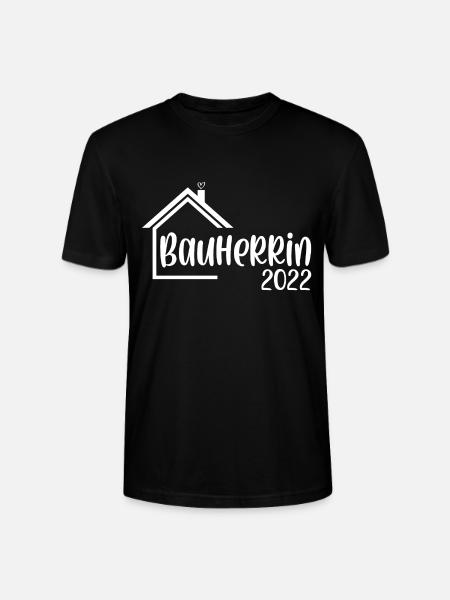 Bauherrin 2022 - Stanley/Stella Unisex Bio-T-Shirt CRAFTER - Schwarz