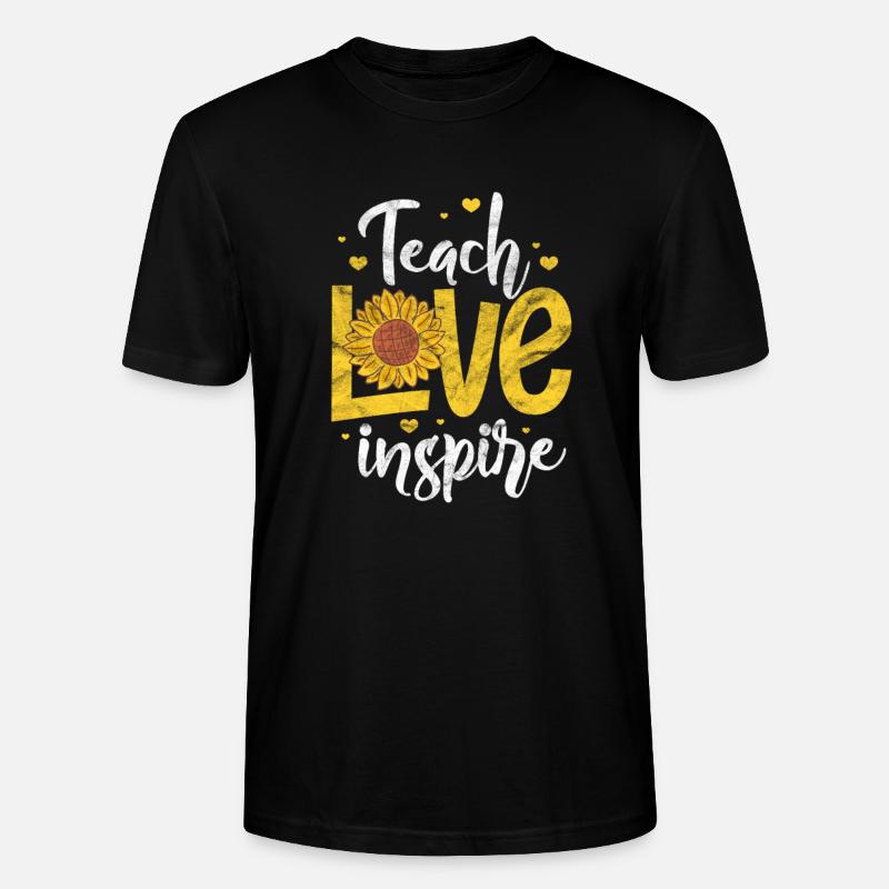 Enseignant Enseignant - T-shirt bio CRAFTER Stanley Stella Unisexe - noir