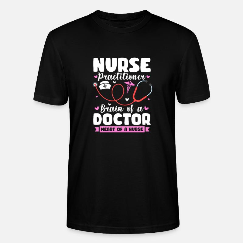 Krankenschwester - Stanley/Stella Unisex Bio-T-Shirt CRAFTER - Schwarz