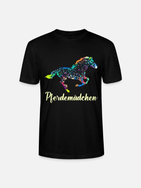 Pferdemädchen Reiterin Pferde Mädchen - Stanley/Stella Unisex Bio-T-Shirt CRAFTER - Schwarz