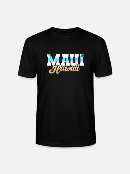 Hawaii Maui - Stanley/Stella CRAFTER Unisex Organic T-Shirt - black